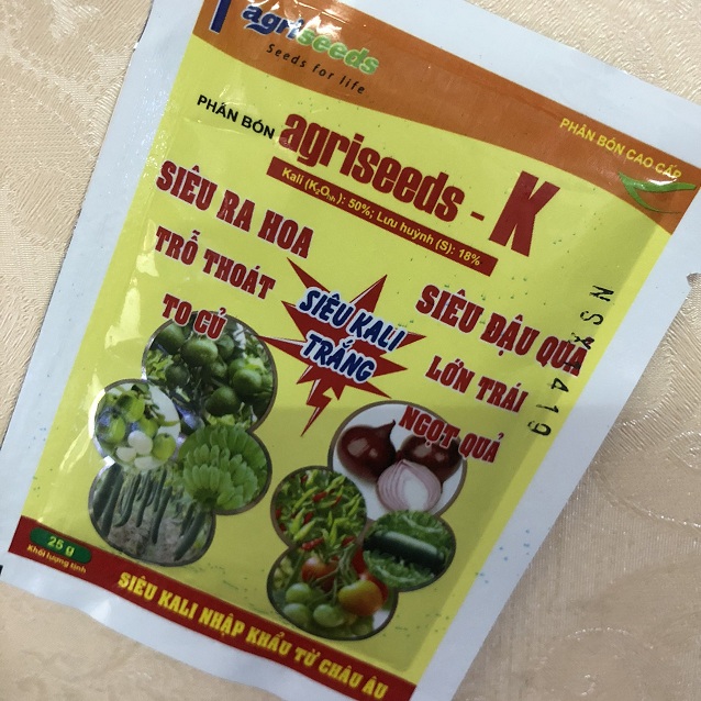 Kali siêu đậu quả 25g (Siêu kali trắng hàm lượng cao)